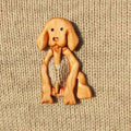 2022 Brooch Pin With Wooden Animal Pattern Funny Cute Sweater Clip Wood Shawl Pin Gift Scarf Buckle Clasp Pins Diy Wooden Brooch