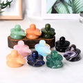 Hand Carved Natural Crystal Hearing Stone Shiva Lingam Statue  Gemstone Shivling for Decoration