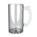 Popular Drink Beer 16oz Sublimation Clear Transparent Glass Beer Mug