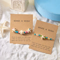 Hawaii Bohemian Ocean Beach Handmade Woven Bracelet Ocean Series Turquoise Sea Turtle Shell Starfish Bracelet Tourism Souvenir