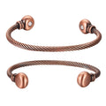 BioMagnetic Jewelry  Cuff Twisted Bangle Bracelet Magnetic Bangle Bracelet Stainless Steel