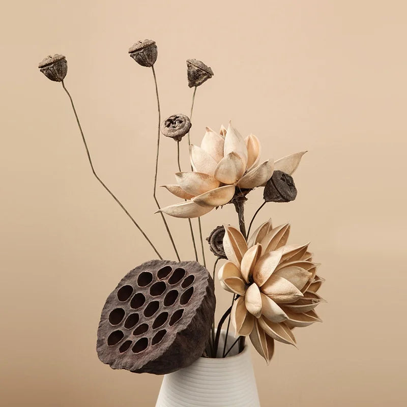 Wabi-Sabi Style Fresh Natural Handmade Dried Roses Zen-inspired DIY Home Decor Photography Props Perfect Rose