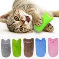Cat Face Expression With Ring Paper Cat Catnip Plush Toy Molars Interactive Bite Resistant Cat Toy Pet Toy
