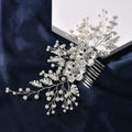 ML1530 Fashion Flower Hair Comb Bridal Handmade Pearls Hair Comb Wedding Hair Jewelry