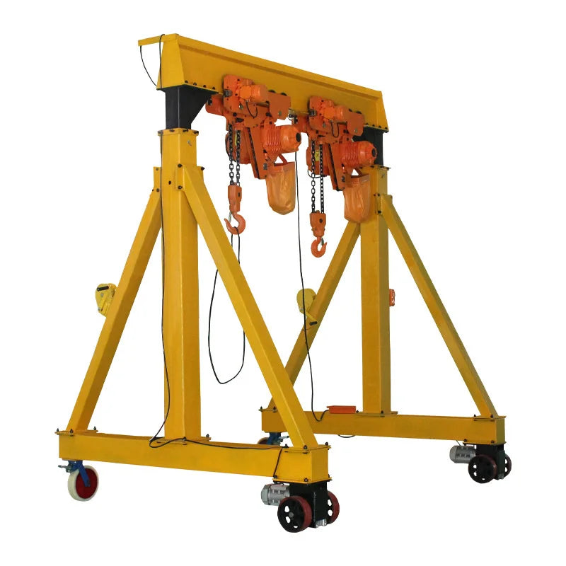 Portable Electric Mini Gantry Crane Warehouse a Portable Movable Gantry Crane Chinese Factory 1 2 3 5 Ton
