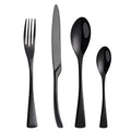 Wholesale 3-Piece Modern Stainless Steel Flatware Set in Silver High Mirror Polish Custom Logo for Camping
