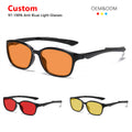 2025 Color Changing Myopia Eyewear Outdoor Sports Design Cycling TR90 Frame Fashion Anti Blue Light Blocking Glasses