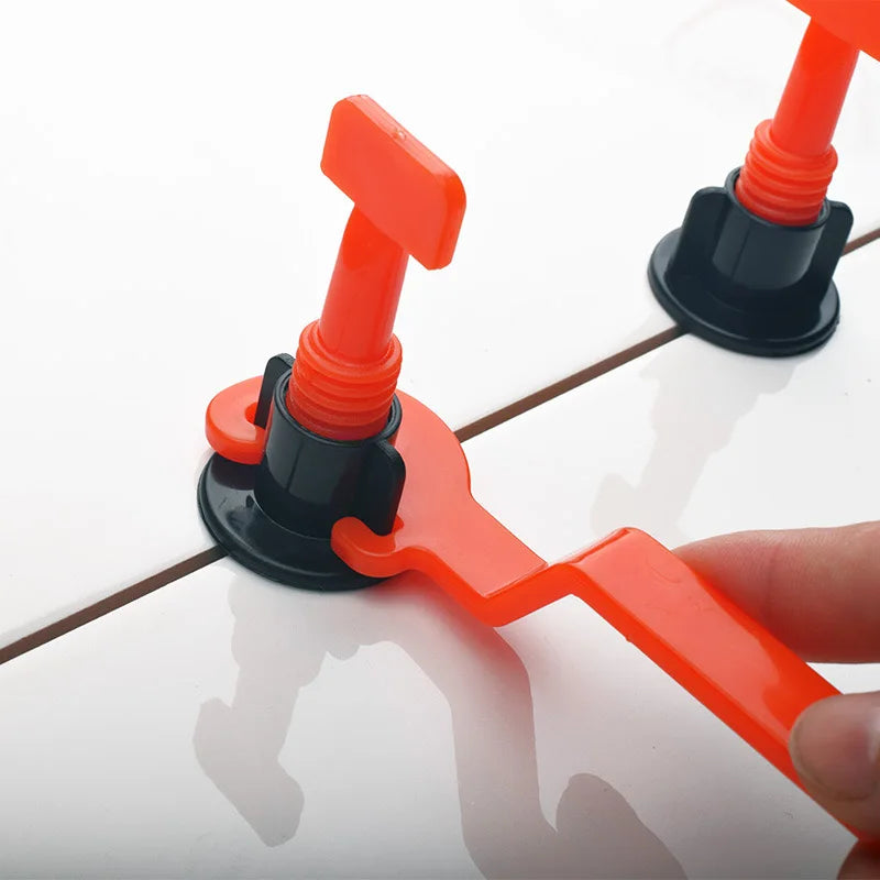 JNZ Universal Reusable Tile Leveling System Kit Plastic Pentagram Tile Spacer and Leveling Plier Multiple Sizes Available