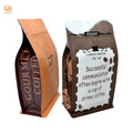 Custom Digital Small Brewer Bags Card Pocket Laminated Drip Flat Bottom Coffee Bean Packing Machine Food Packaging Printing
