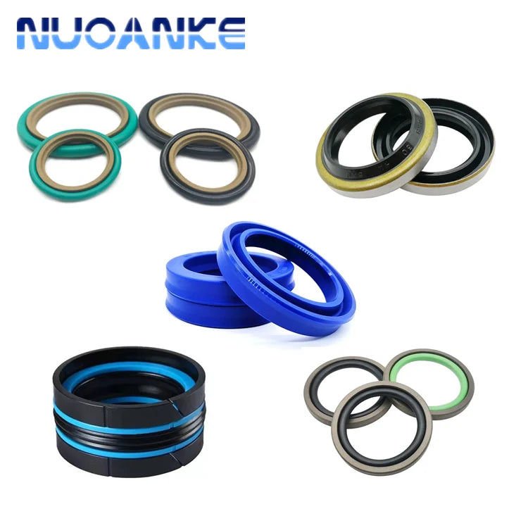Excavator Rubber Seal DKB DKBI DWI DH DHS LBH LBI Bearing PU Polyruethane Metal Oil Seal Hydraulic Cylinder Dust Wiper Seal