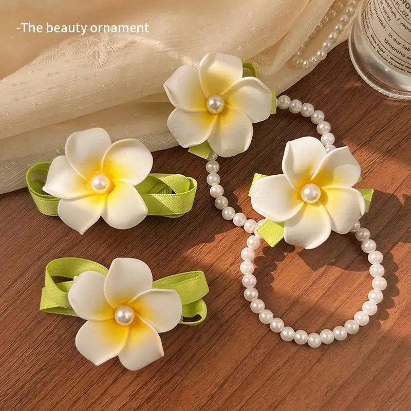 Japanese Hawaiian Hair Clip Korean Lady Wedding Bridesmaid Barrette Salon Accessory Hairclip for Women