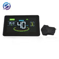 H6C Waterproof Wired Speedometer Odometer 24V-60V USB Rechargeable Speed Gauge LCD Display for Road Bike Smart Electronic Bikes
