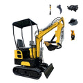 Factory Direct Sales 1 Ton Mini Excavator New Type Garden Farm Digger 2 Ton Mini Excavator