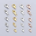 7mm 8mm 9mm 11mm 13mm 14mm 16mm Real 925 Sterling Silver Lobster Clasp for Diy Bracelet Necklace Jewelry Findings