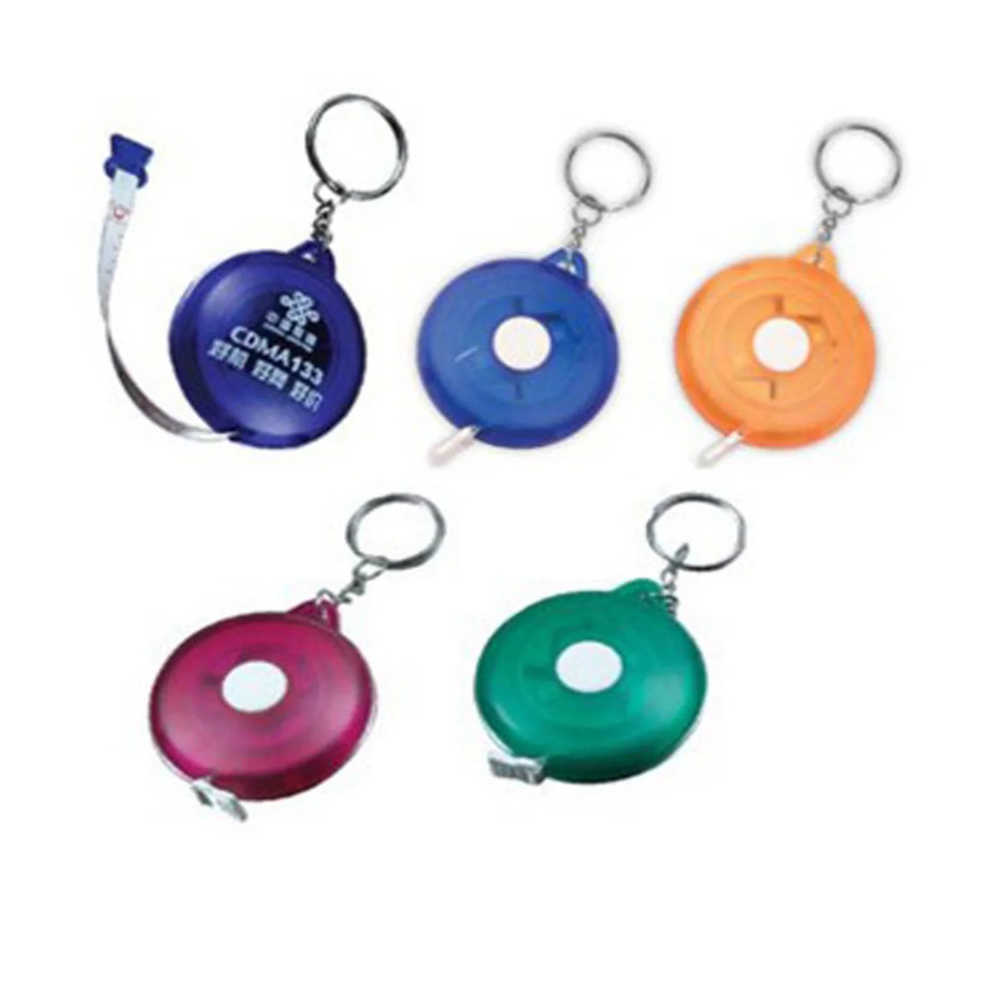 Promotion Gift 1.5 Meter Mini Fiber Tape Measure Keychain for Wholesale