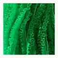 15mm Diy Craft Garment Accessories Ruffled Tulle Lace Organza Sewing Soft Toy Dress Headband Christmas Party Bulk Lace Fabric