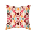 Bohemian Ethnic Geometry Printed Pillow Cover Square Polyester Cushion Covers for Home Hotel Use Square Sofa Cushion Covers