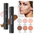 Private Label Bronze and Highlighters Contour Stick Smoothing Face  Makeup 2 in 1 Double-end Contour Stick