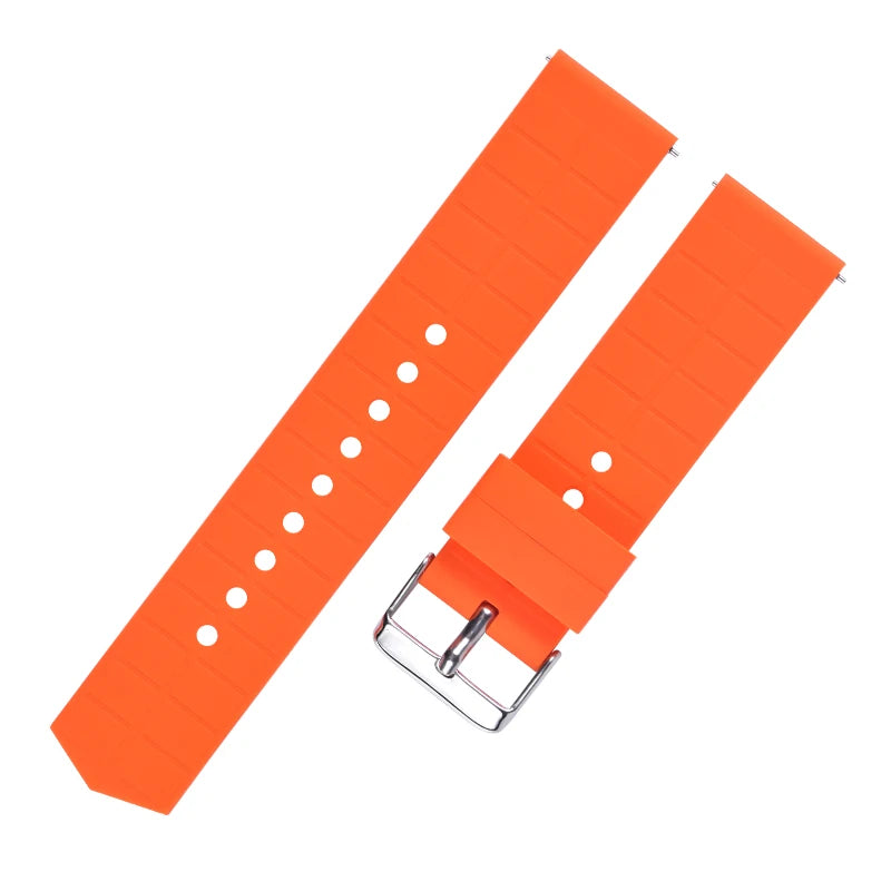 Silicone Watch Strap Soft Breathable Watch Band Factory Wholesale Watch Band Waterproof Strap