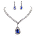 2024 New Women's Fashion 18K Gold Necklace Set Luxury Wedding Jewelry with Zircon Wholesale Chains