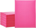 Hot Pink Large Bubble Mailers Poly Padded Opaque Postal Mailing Packages Self-Seal Adhesive Waterproof Boutique Shipping Bags