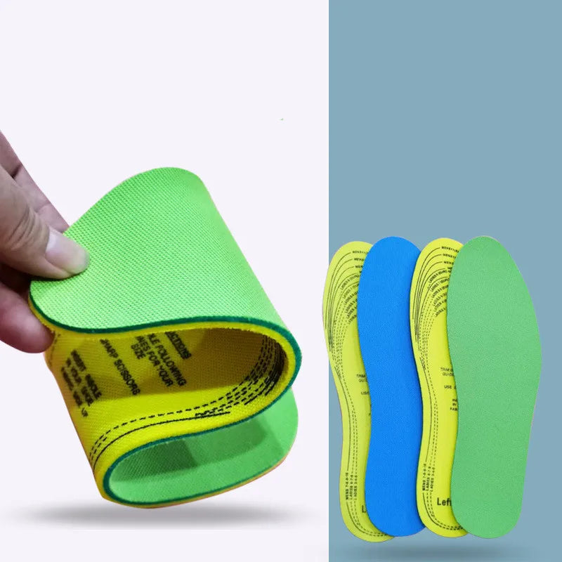 Trending Comfort Sports Insoles with Elastic Shock Absorption Full Length Flat Foot & Arch Supports for Shoes