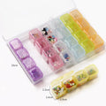 28 Grid Transparent Nail Tools Storage Box Detachable Manicure Scissors Efficient Organizer for Jewelry Splitting Nail Supplies