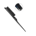 Best Sell New Black Natural 3 Row Styling Back Tearing Comb Detangling Defining and Separating Curls Black Hair Comb Barber Tool