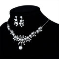 BOXUAN Wholesale New Pearl Diamond Zircon Women Necklace Bridal Fashion Jewelry Jewelry Sets