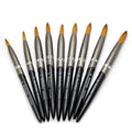 Pure Kolinsky Hair Metal Handle Different Size Head 20 Acrylic Nail Brush