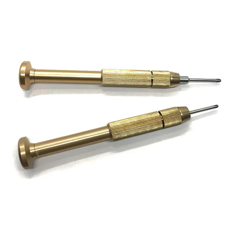 Multifunctional DIY Copper Watch Repair Screwdriver Tool Replaceable Bits for Mobile Phones Glasses Watches-Customizable OEM