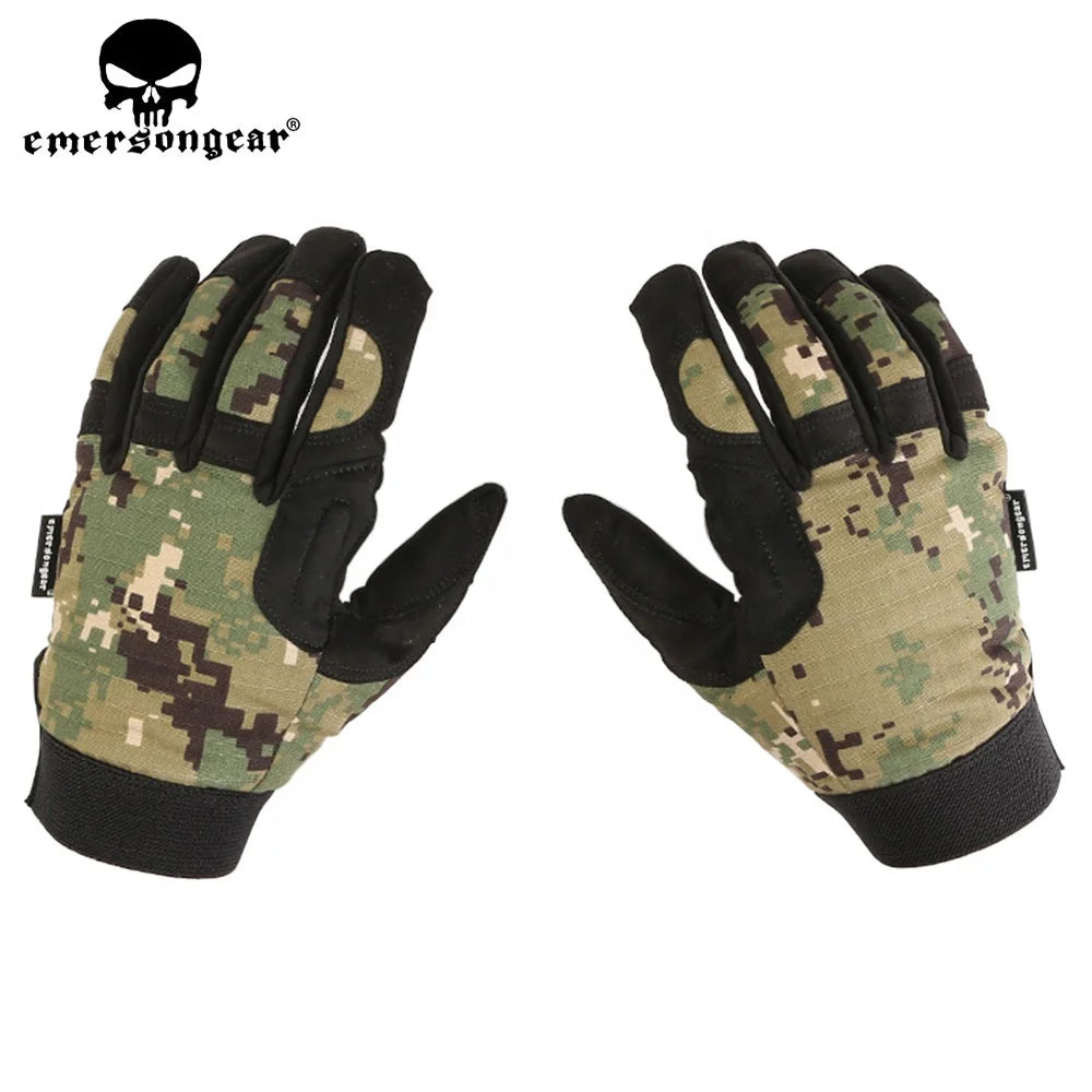 Camouflage Full Finger Hunting Gloves Combat Shooting Tactical Gloves