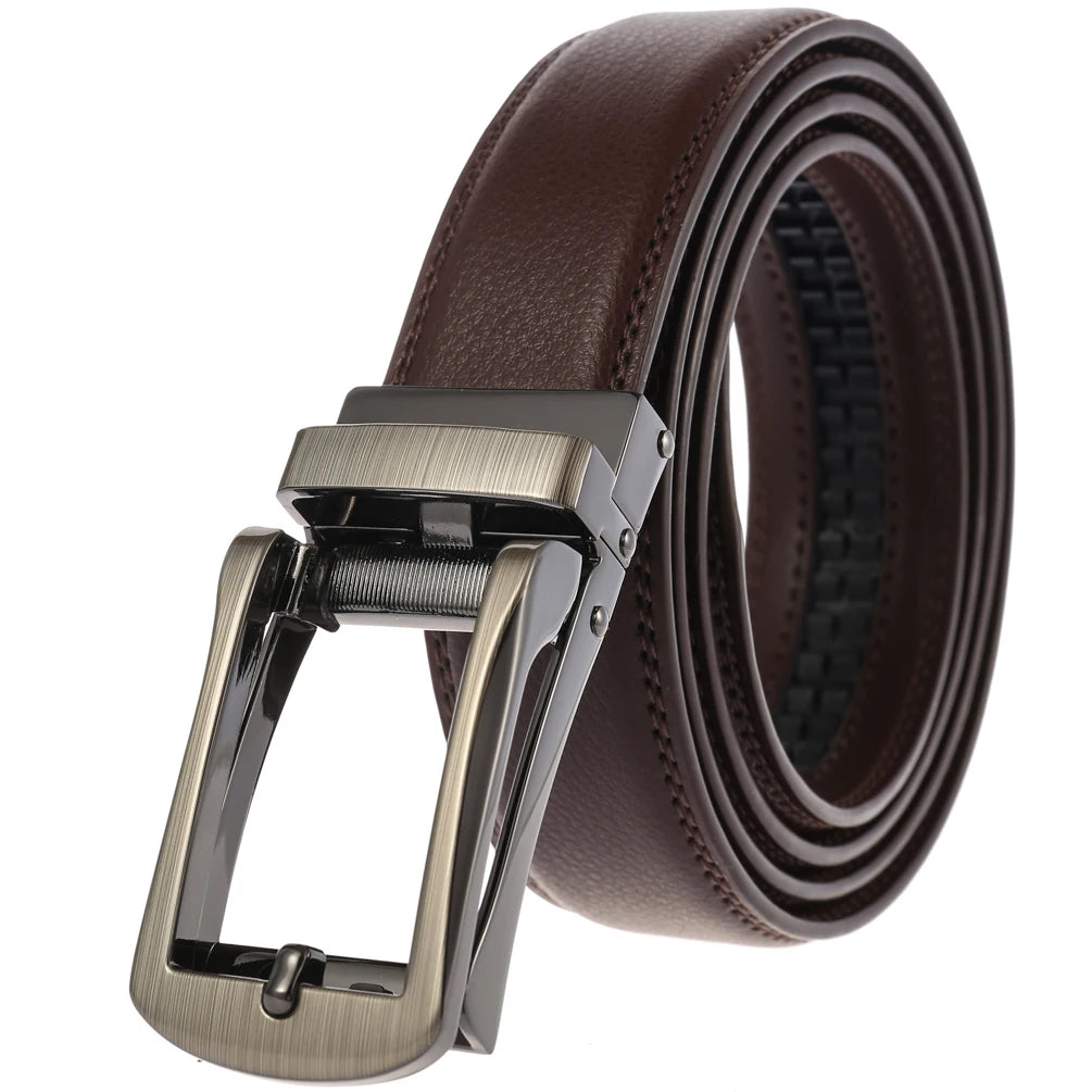 Fashion Automatic Buckle Business Leather Belt LY33-2209-1