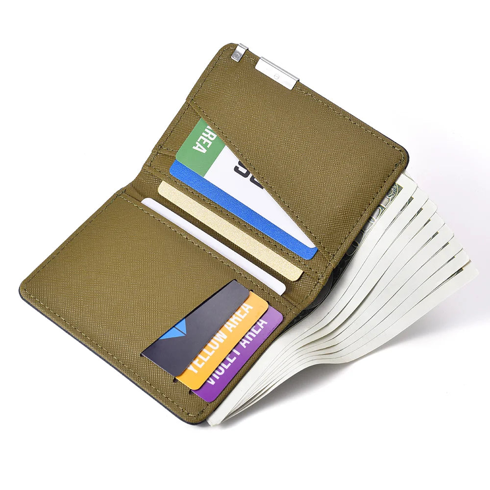 PU Leather Men's Wallet Credit Card Holder Slim Men's Pocket Credit Card for Men's Wallet