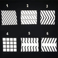 Silver Untearable  Iron-on Segmented Reflective Tape Heat Transfer Trims for Clothing