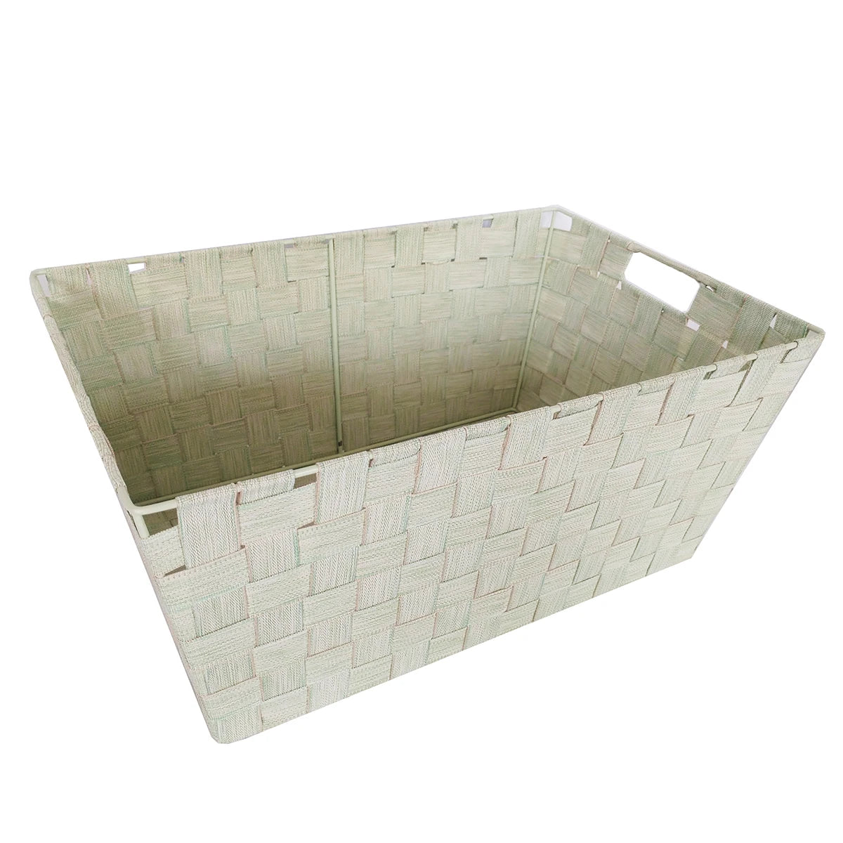 Durable Customized Color Nylon Storage Baskets Trapezoid Hand-Woven Design