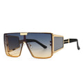2022 Wholesale Custom Gafas De Sol Oversized Sunglasses Fashion square Big Frame Flat Top Sunglasses Oversize