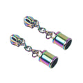 Low Price Various Colors Metal Zip Pull Custom Metal Slider Zipper Pullers for Bags