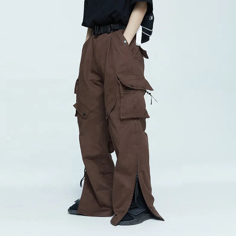OEM Latest Unique Design Jeans Trousers for Men Street Wear Stock Cargo Flared Jeans Men Pants