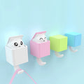 Creative Cartoon Cat Hook Hanger Wall Mounted Key Hooks Holder Decorative Clothes Hat Handbag Hangers Bathroom Rack Organizer