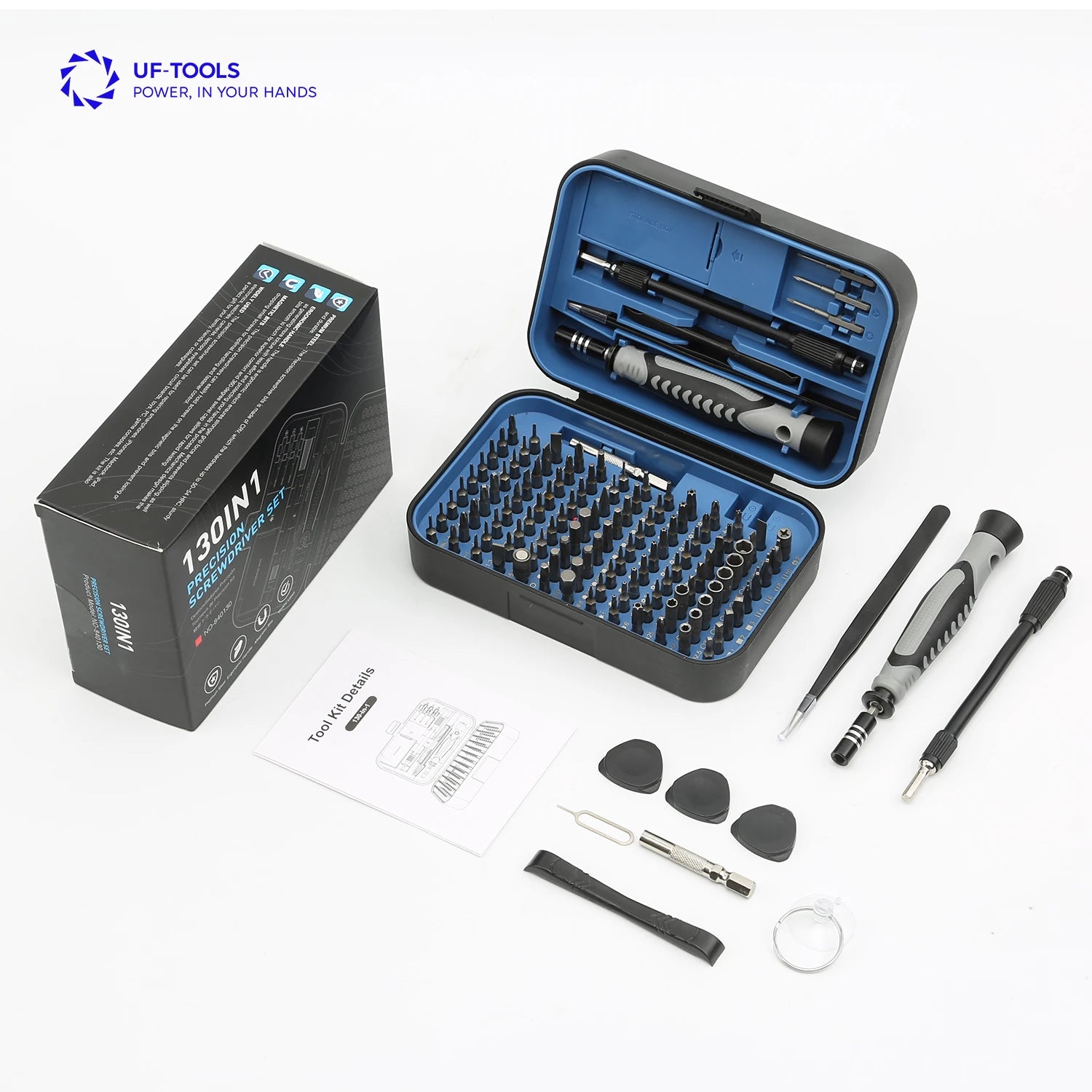 Factory Price 130 in 1 Portable Laptop Screwdriver Set Magnetic Electronics Repair Tool Kit for Computer Camera Watch and Phone