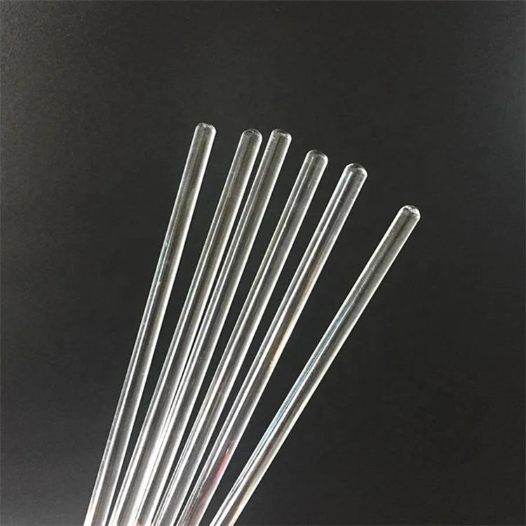 JR Custom High Temperature Resistant Round Head High Borosilicate Glass Stirring Rod