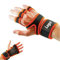 Anti Slip Gel Outdoor Cross Wrap Wrist Support Weight Lifting Workout Gym Gloves