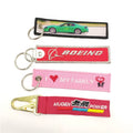 Factory Price Customized Logo Stainless Steel Letterpress Printed Keychain with Custom Color for Souvenir Gifts