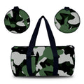 Camouflage Print Shoulder Gym Bags for Men and Women Sports Training Bag with Stylish Design