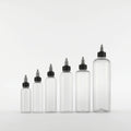 Empty PET Squeeze Plastic Bottles with Sharp Lid 30ml-500ml Sizes for Lotions MOQ 100pcs