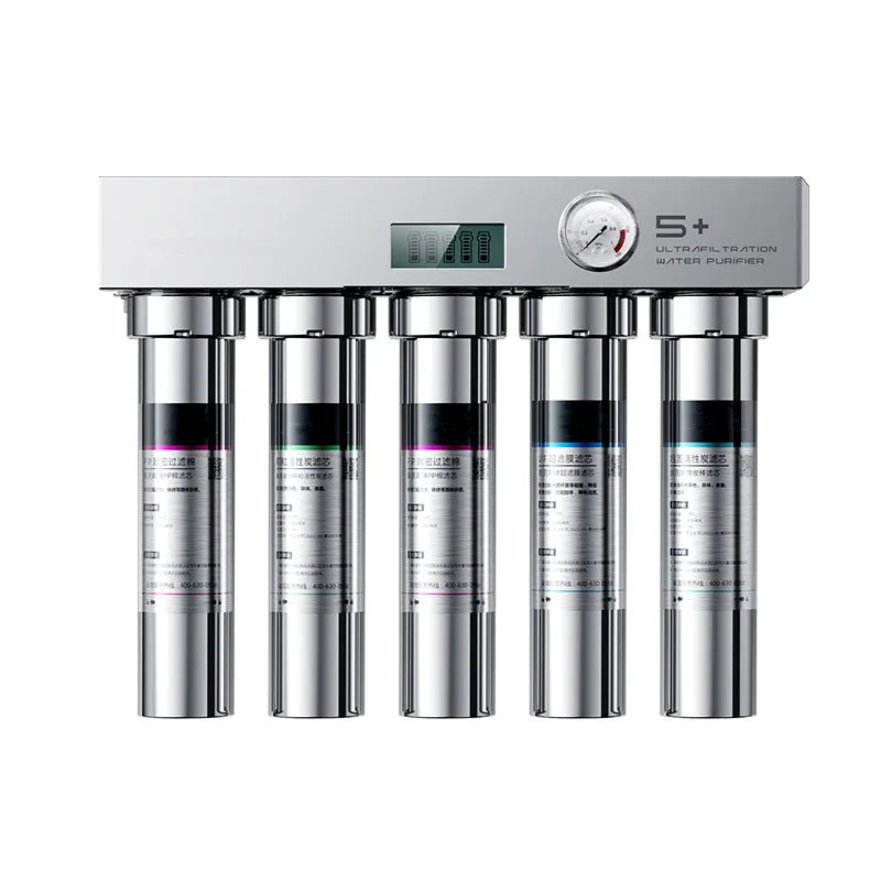 OEM Custom 5 Level Ultrafiltration Water Purifiers Easy-to-install 1200 Gpd Flow Household Under-sink System Manual Power Source