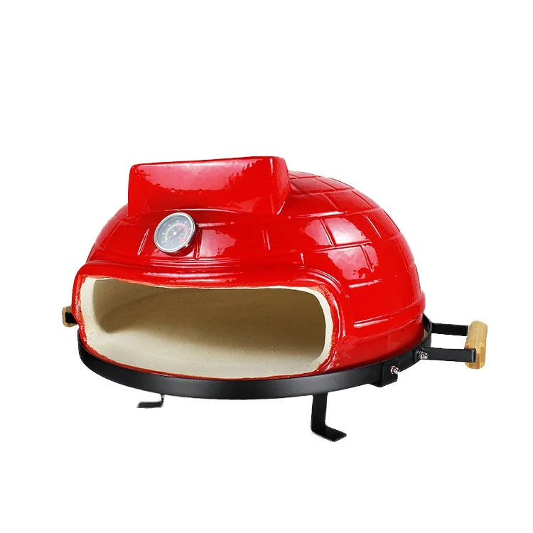 Kimstone Portable Kamado BBQ Smoker Adjustable Height  Pizza Oven for Kitchen for Summer Vacation Parties Mini Charcoal