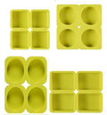 High Resistance 4-Hole Shaped Handmade Eco-Friendly DIY Silicone Soap Mold for Cake & Soap Making