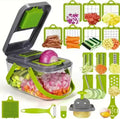 Hot Selling Kitchen Multi 22 in 1 Manual Mandoline Fruit Vegetable Cutter Onion Dicer Veggie Slicer Vegetable Chopper